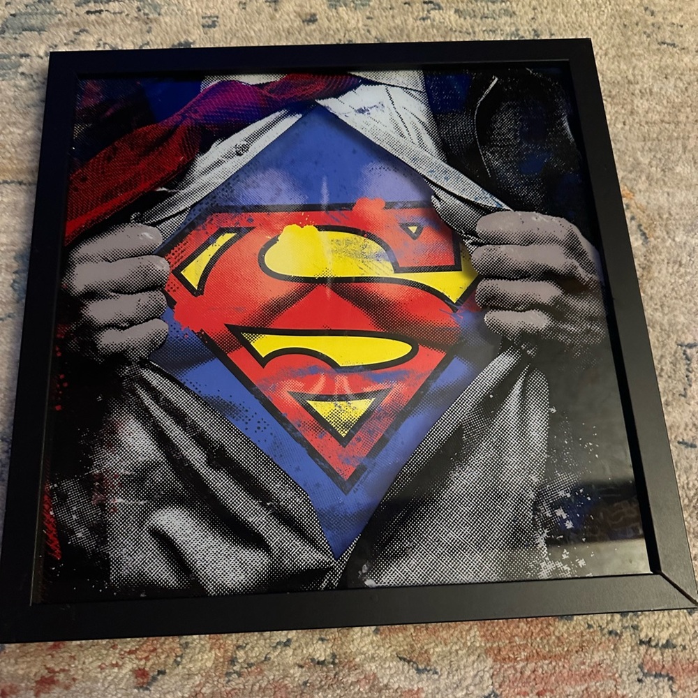 DC Comics Superman Wall Art - Red, Yellow, Blue